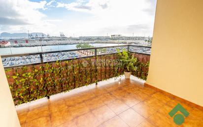 Terrace of Flat for sale in Algeciras  with Air Conditioner, Parquet flooring and Terrace