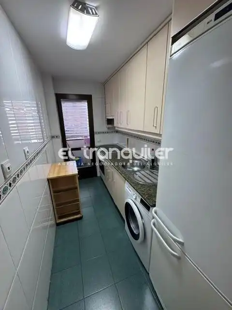 Kitchen of Flat for rent in Madrid  with Air Conditioner, Swimming Pool and Furnished