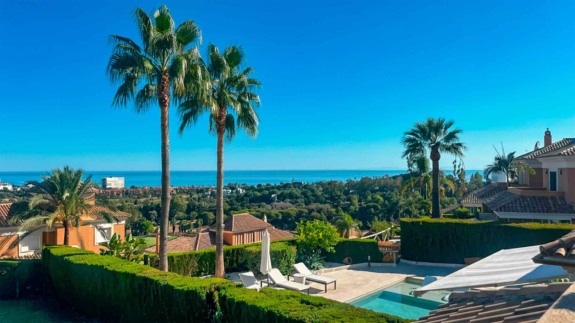 Garden of Single-family semi-detached for sale in Marbella  with Air Conditioner, Private garden and Terrace