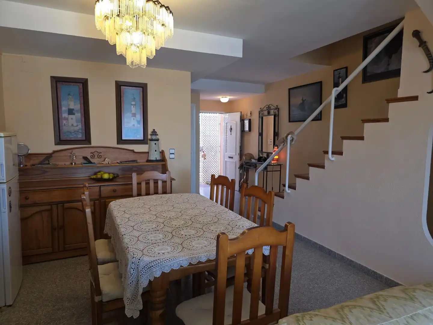 Dining room of Detached homes for sale in Cullera  with Air Conditioner, Heating and Terrace