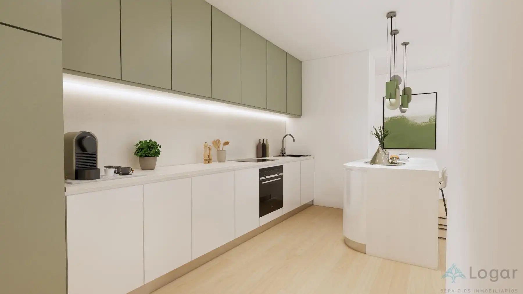 Kitchen of Flat for sale in Murcia  with Air Conditioner, Heating and Terrace