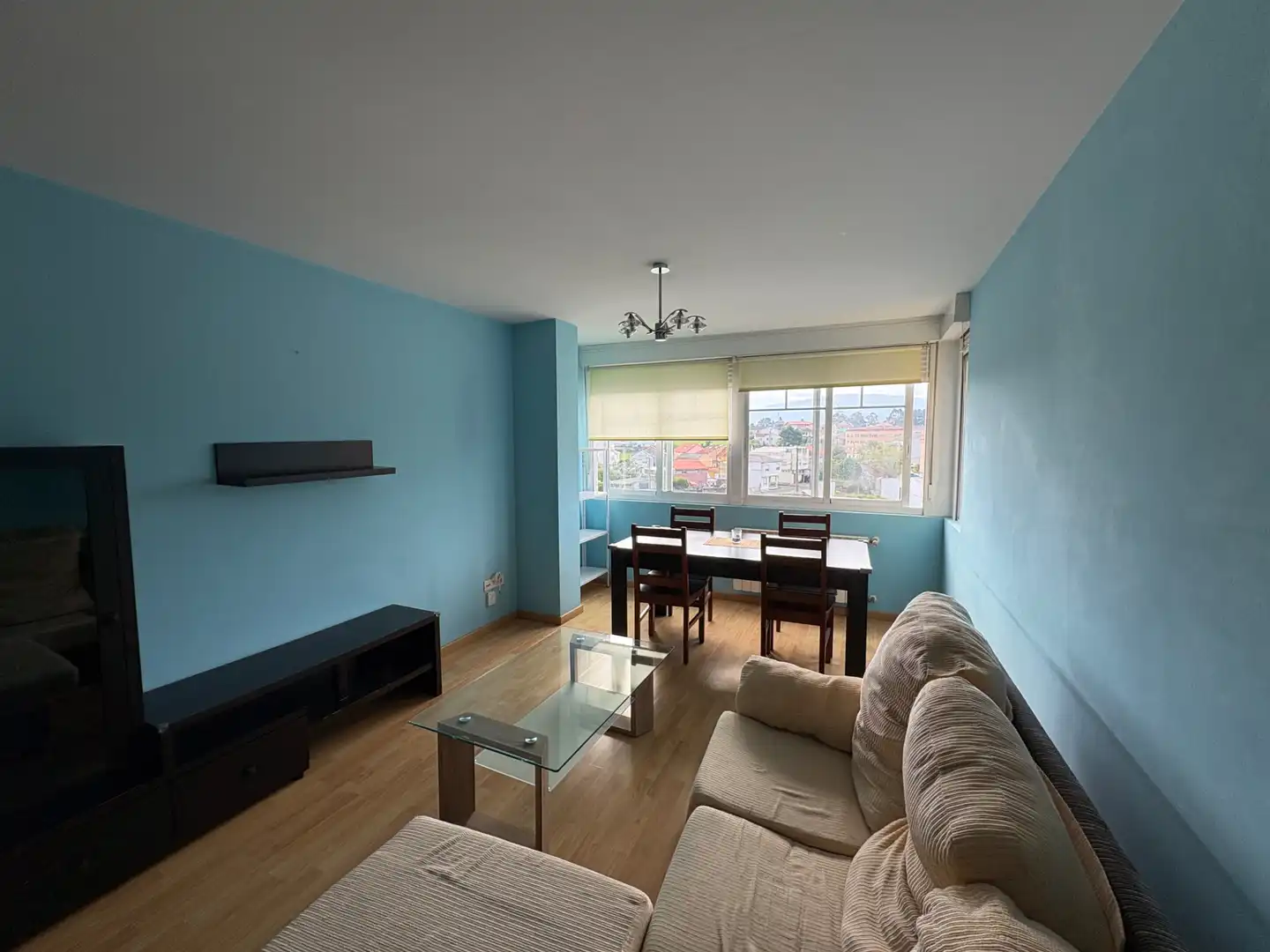 Living room of Flat for rent in Narón  with Heating, Storage room and Furnished