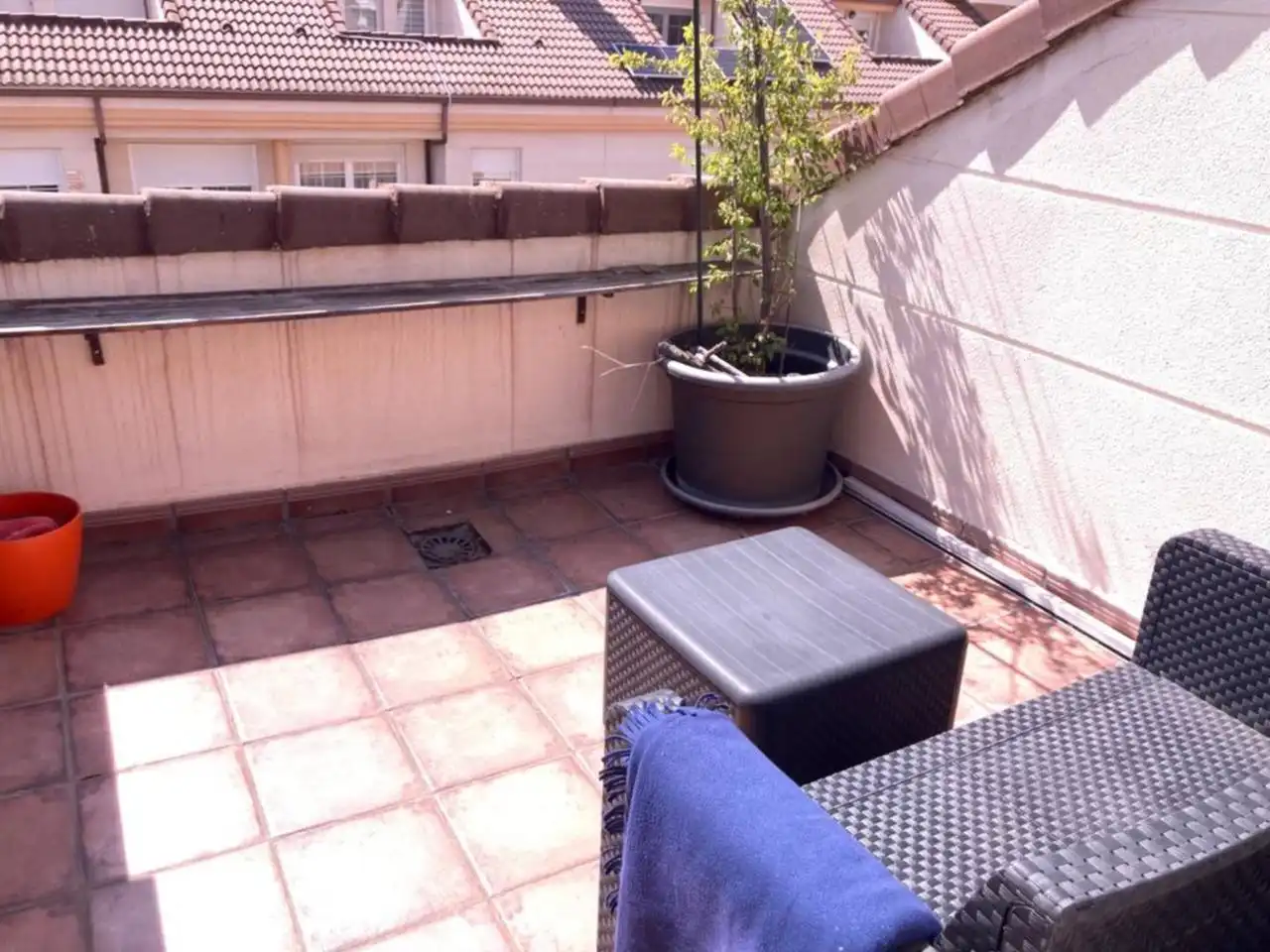 Terraza de Casa adosada en venta en Arroyo de la Encomienda con Aire acondicionado, Calefacción y Jardín privado
