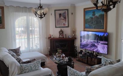 Living room of Single-family semi-detached for sale in Mijas  with Air Conditioner, Terrace and Swimming Pool