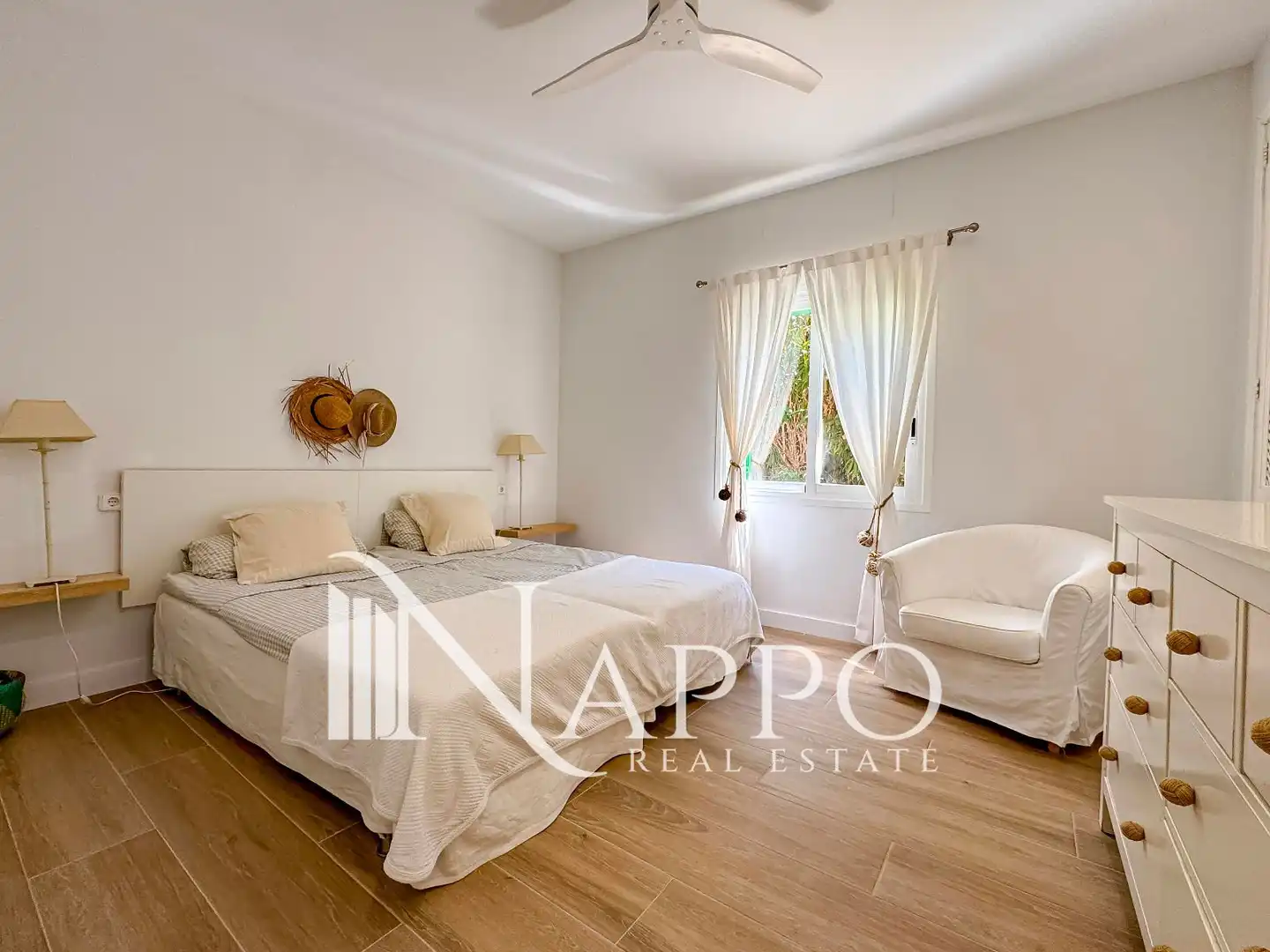 Bedroom of Houses for rent in Campos  with Air Conditioner, Heating and Private garden