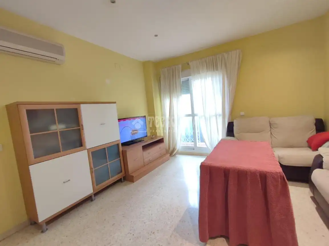 Bedroom of Flat for sale in Sevilla  with Air Conditioner, Terrace and Furnished