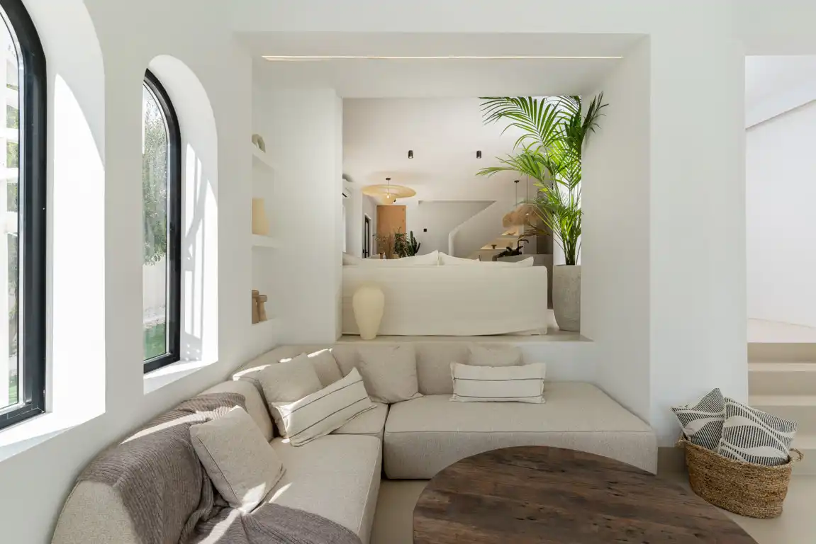 Living room of Detached homes for sale in Torremolinos  with Air Conditioner, Terrace and Swimming Pool