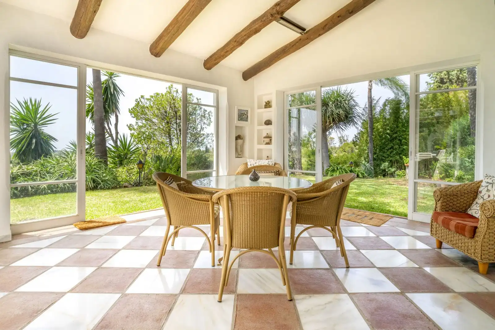 Jardín de Casa o chalet en venta en Benahavís con Aire acondicionado, Terraza y Piscina