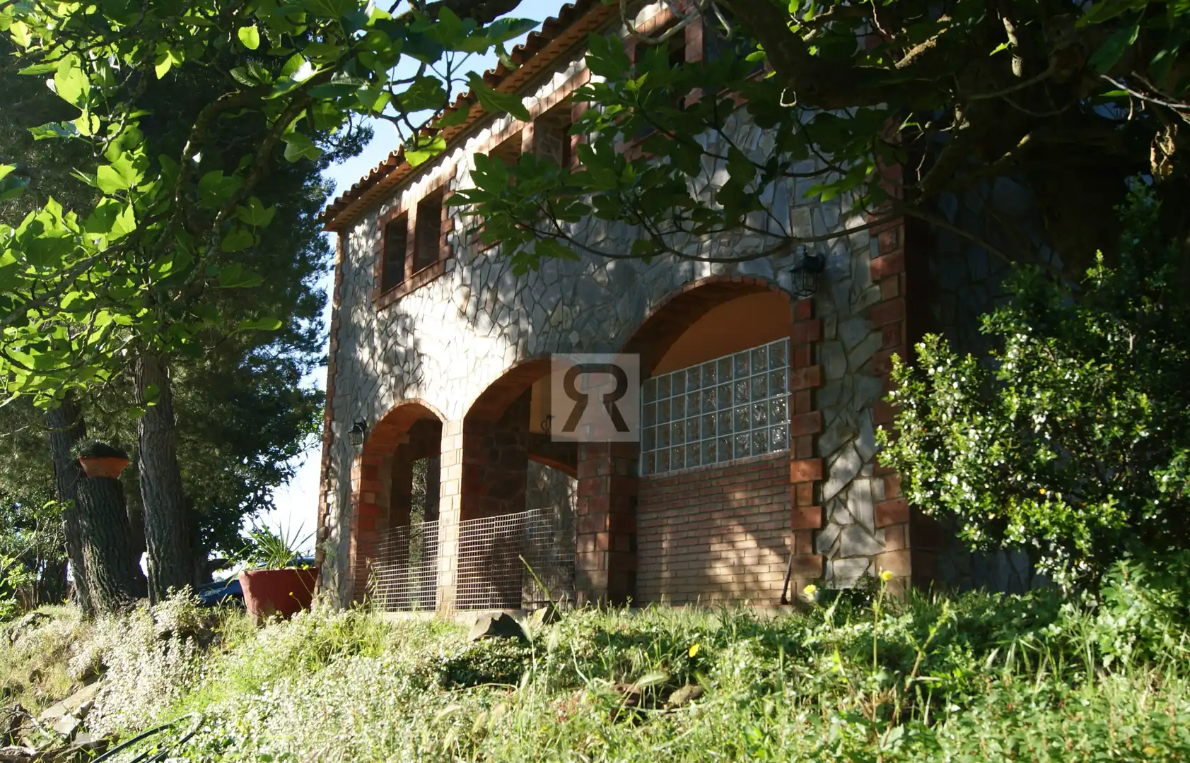 Vista exterior de Finca rústica en venta en L'Albiol con Calefacción, Jardín privado y Piscina