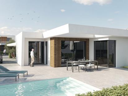 Vista exterior de Casa o xalet en venda en  Murcia Capital amb Jardí privat, Terrassa i Piscina
