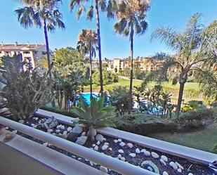 Garden of Flat for sale in Marbella  with Air Conditioner, Terrace and Storage room