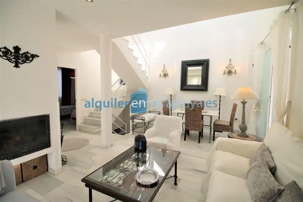 Sala d'estar de Casa o xalet de lloguer en Vera amb Aire condicionat i Terrassa