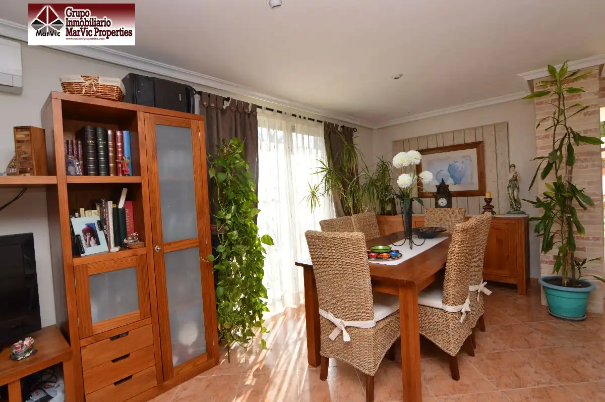 Dining room of Houses for sale in La Nucia  with Air Conditioner, Swimming Pool and Furnished