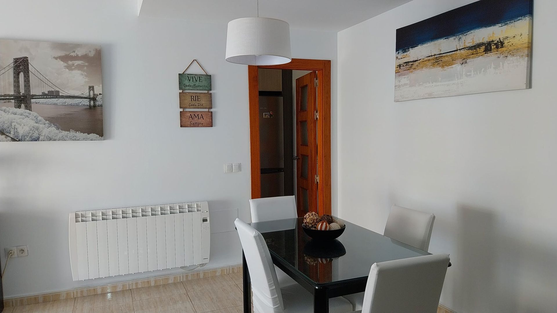 Dining room of Flat for sale in Las Gabias  with Air Conditioner, Furnished and Oven