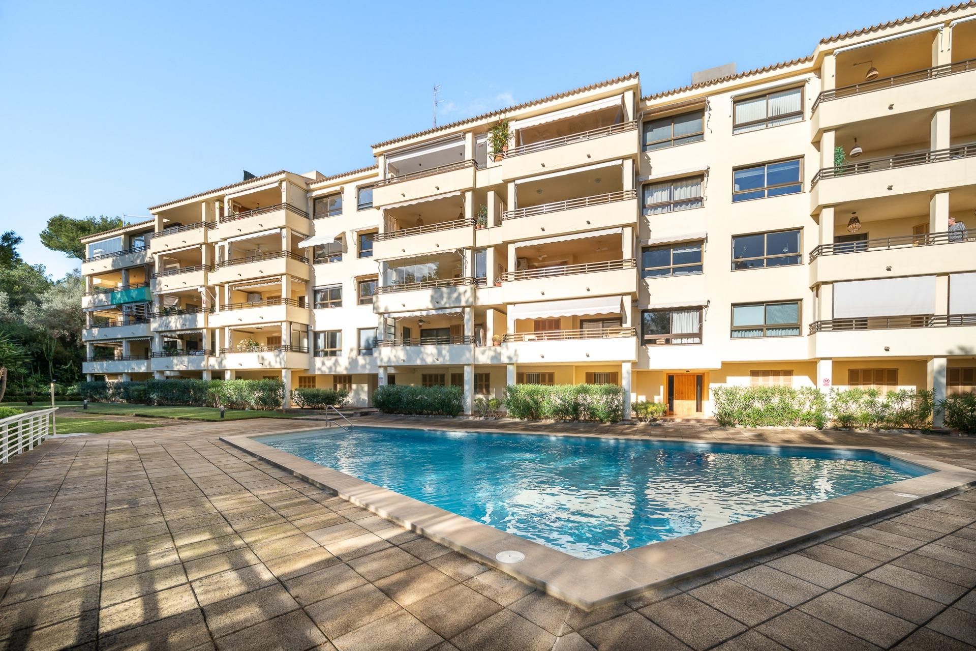 Swimming pool of Flat for sale in Calvià  with Heating, Terrace and Community pool