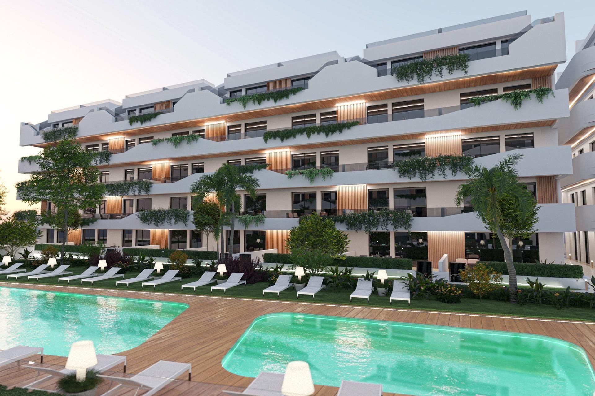 Piscina de Apartament en venda en San Javier amb Terrassa