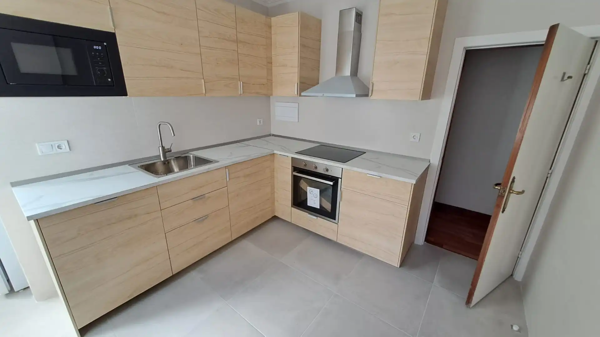 Kitchen of Flat for rent in Bilbao   with Heating, Private garden and Furnished