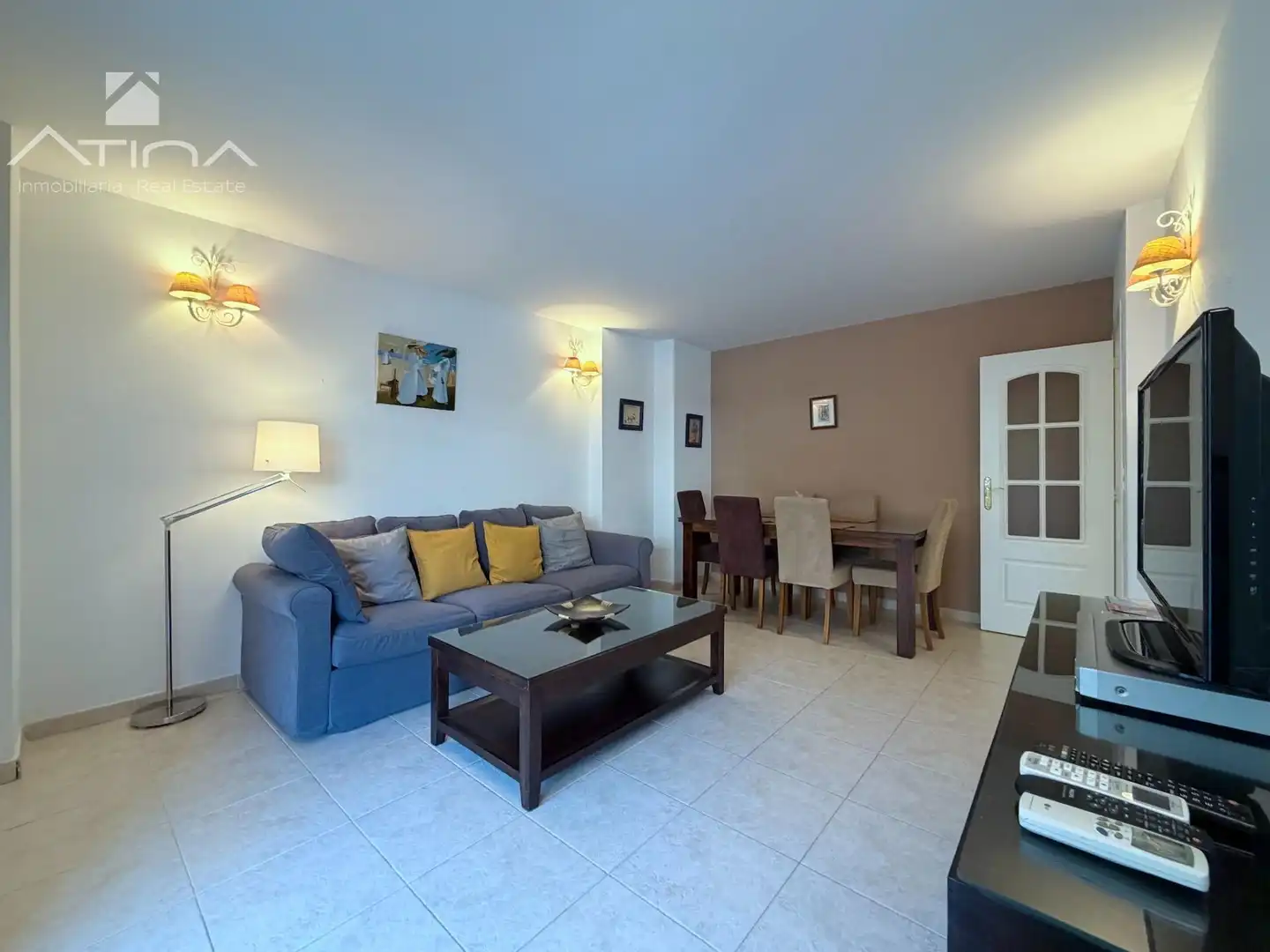 Sala de estar de Apartamento en venta en Jávea / Xàbia con Aire acondicionado, Calefacción y Jardín privado