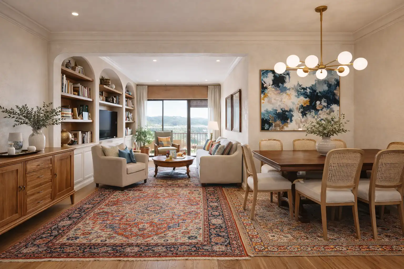 Sala d'estar de Pis en venda en Bilbao  amb Balcó