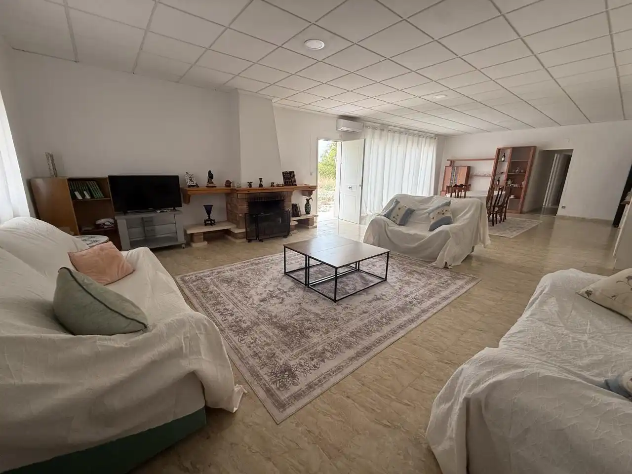 Living room of Houses for rent in Elche / Elx  with Air Conditioner and Private garden