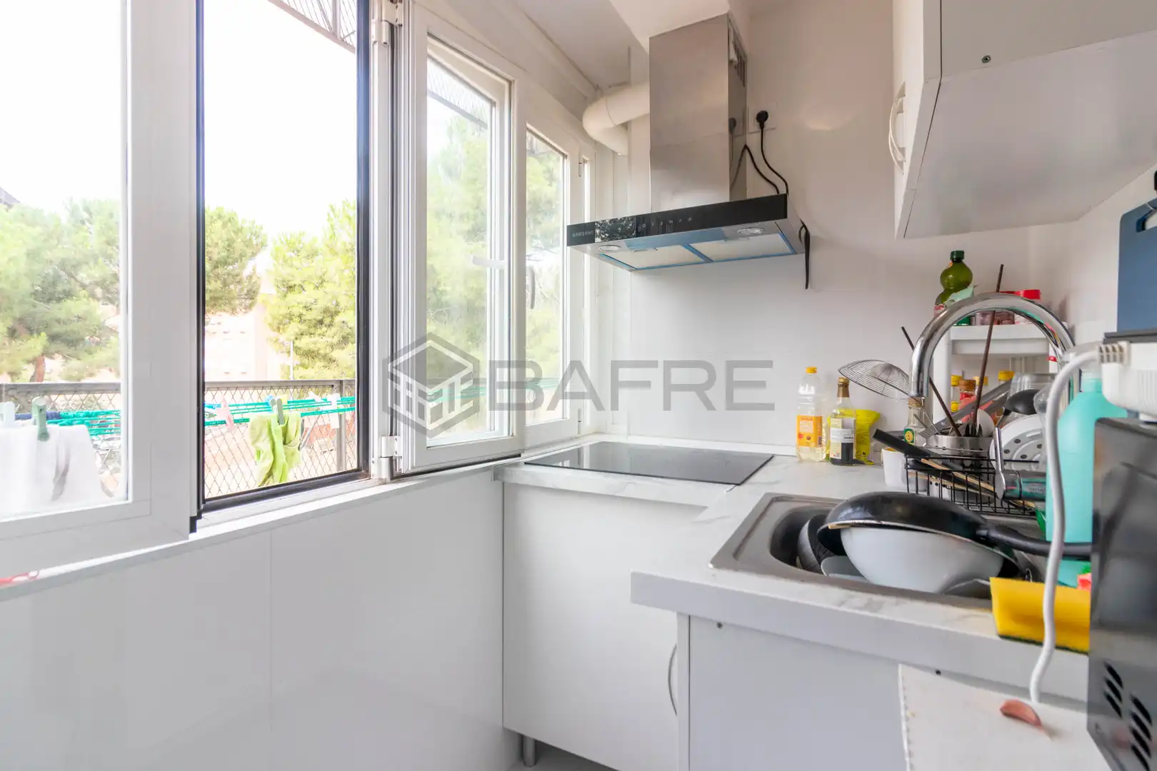 Kitchen of Flat for sale in Madrid  with Air Conditioner