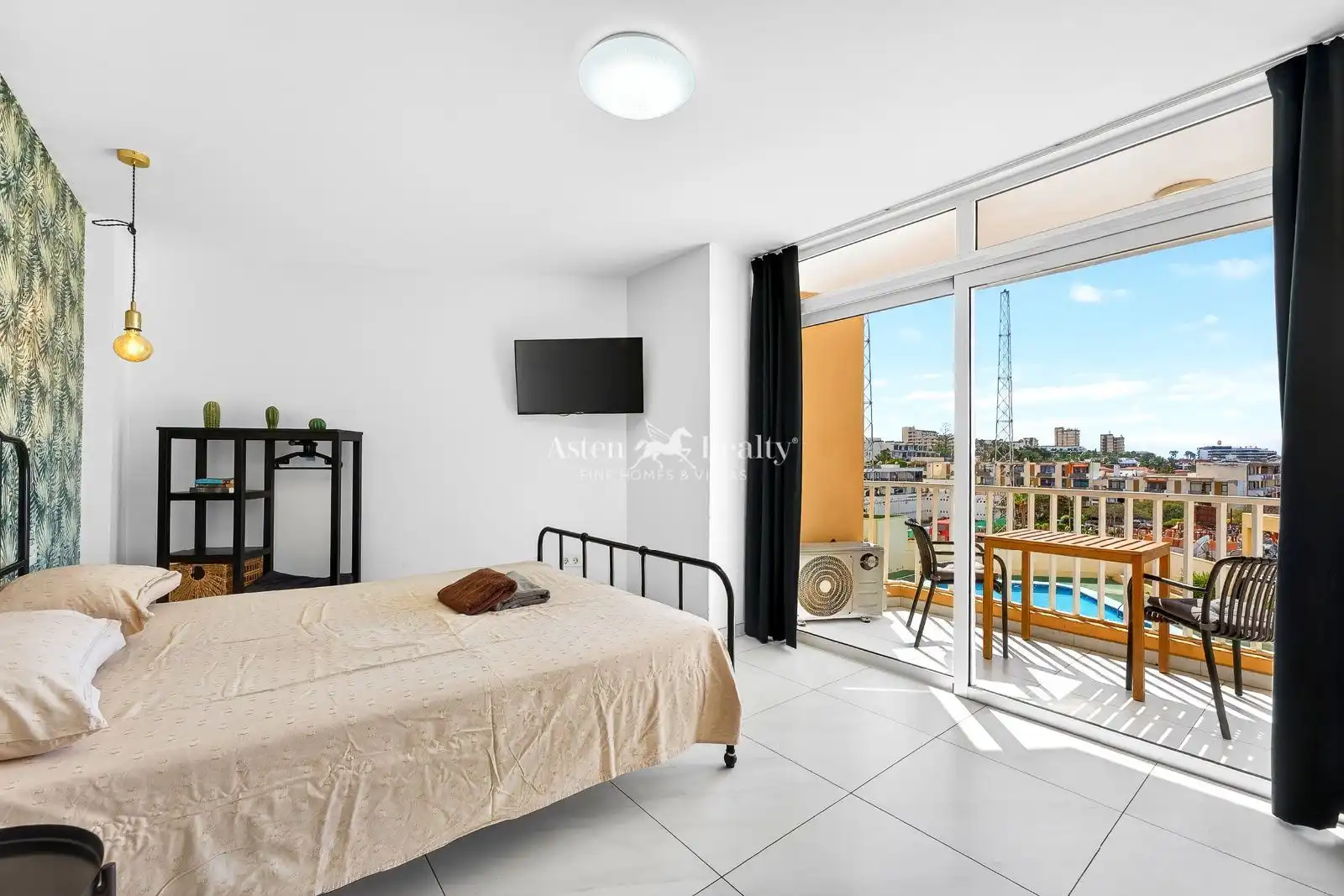 Bedroom of Apartments for sale in Arona  with Air Conditioner, Heating and Terrace