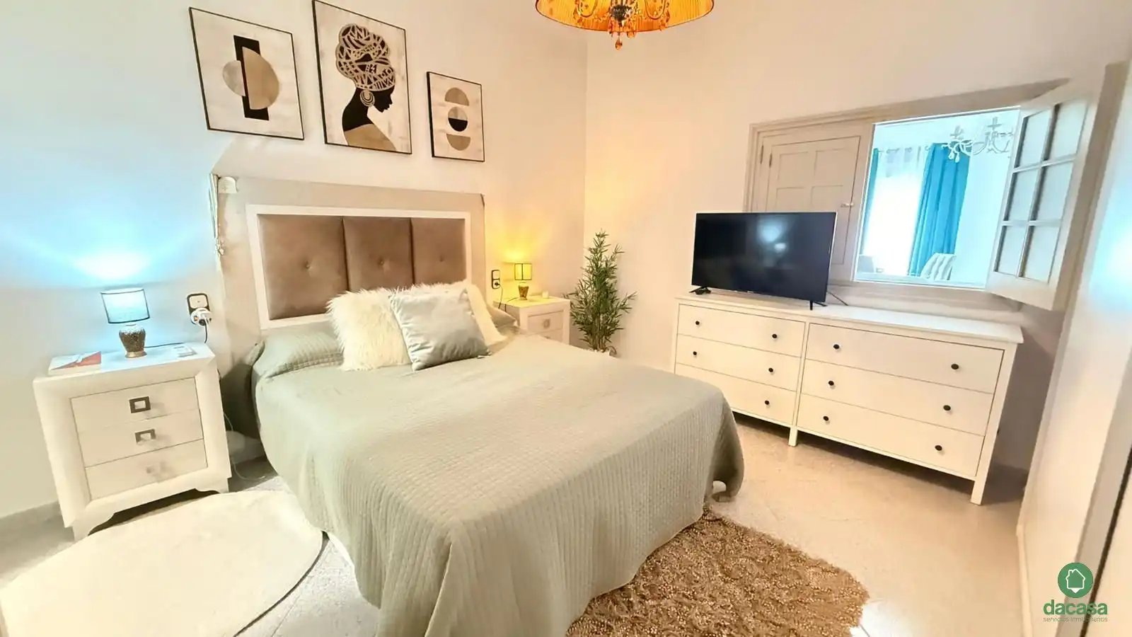 Schlafzimmer von Haus oder Chalet zum Verkauf in Almonte mit Klimaanlage, Terrasse und Abstellraum