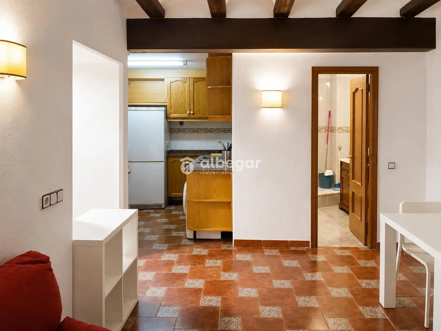Bedroom of Flat for rent in Valencia  with Air Conditioner and Furnished