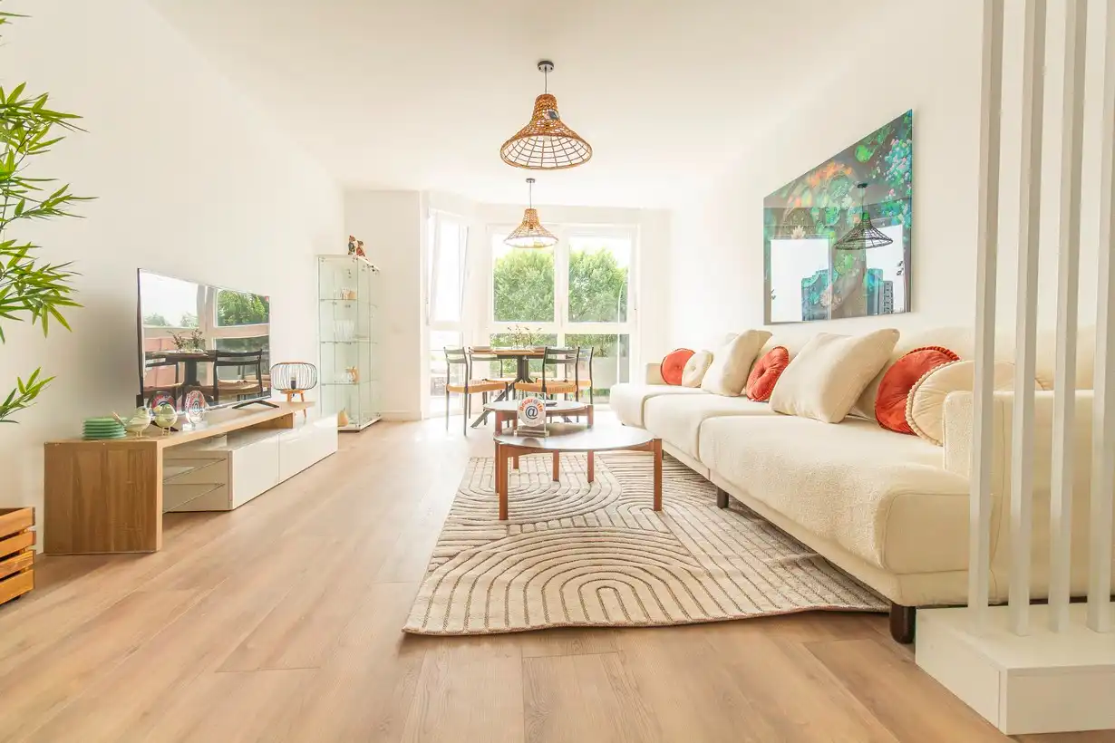Sala de estar de Piso en venta en Madrid con Aire acondicionado, Calefacción y Parquet
