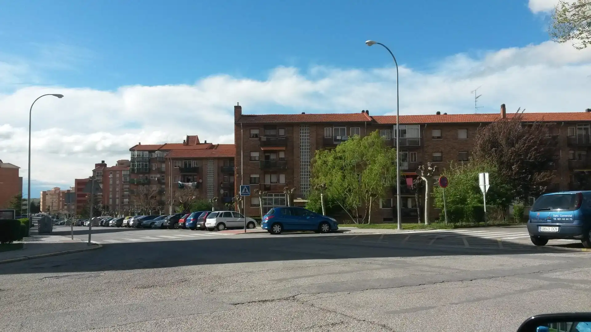 Vista exterior de Pis en venda en Segovia amb Calefacció, Parquet i Terrassa