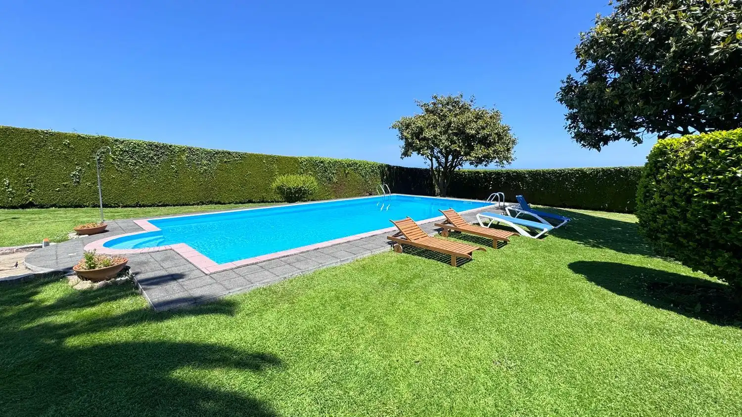 Swimming pool of Houses for sale in Carballo  with Heating, Private garden and Swimming Pool