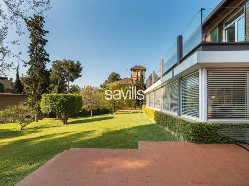 Garten von Haus oder Chalet zur Miete in Esplugues de Llobregat mit Privatgarten, Terrasse und Schwimmbad