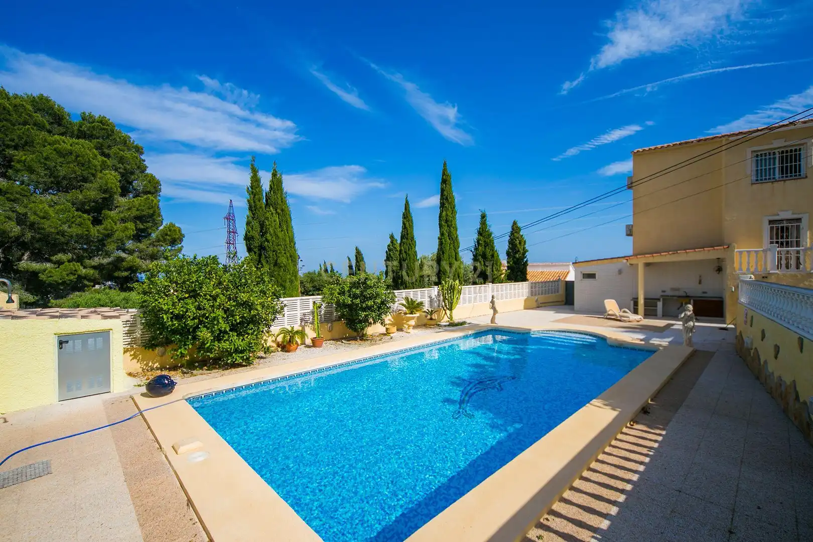 Swimming pool of Apartments for rent in Oltamar - Cucarres