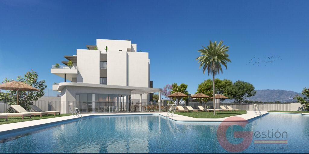 Piscina de Apartament en venda en Mijas amb Terrassa i Piscina comunitària