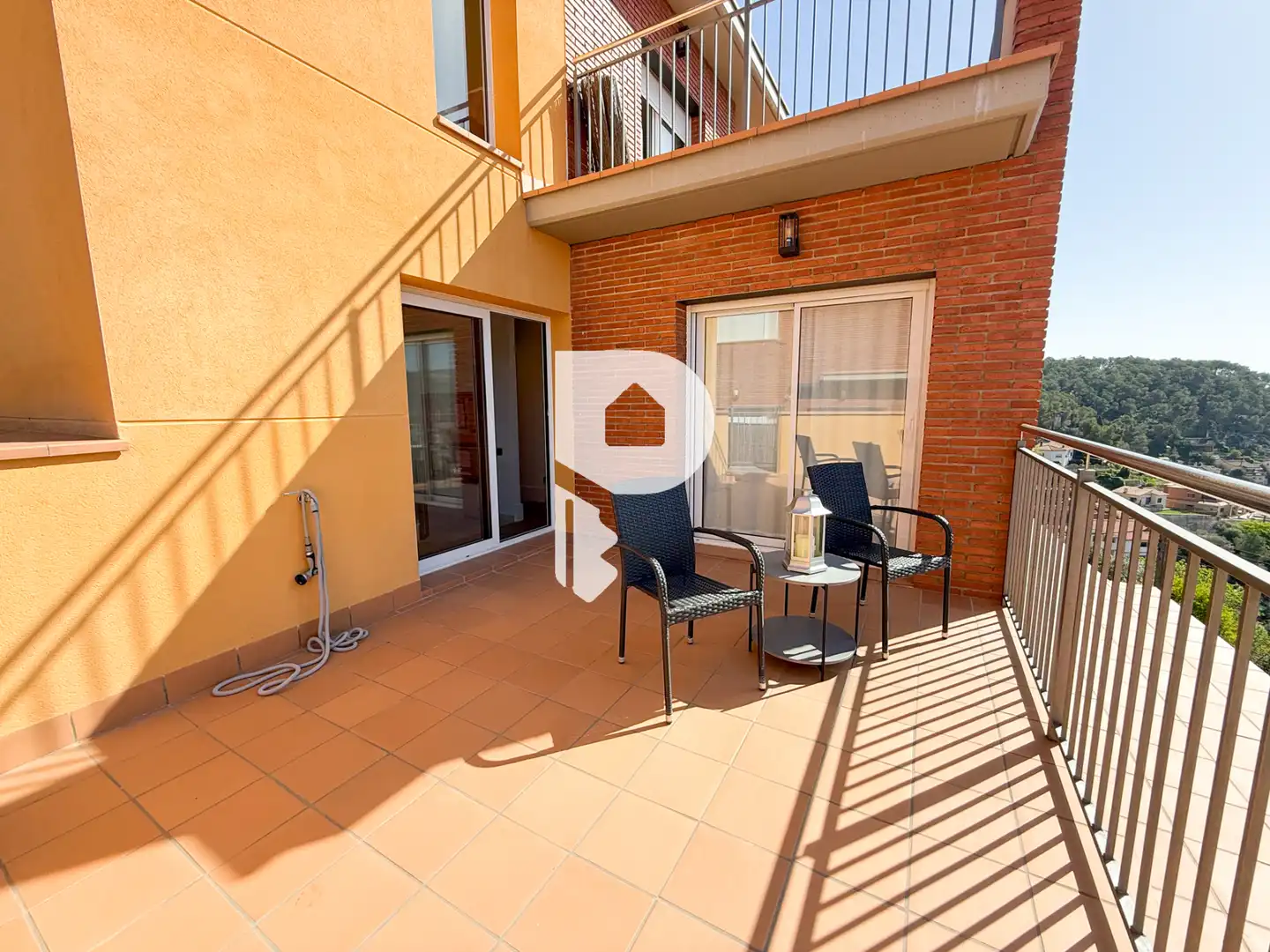 Terraza de Casa o chalet de alquiler en Vallirana con Aire acondicionado, Calefacción y Jardín privado