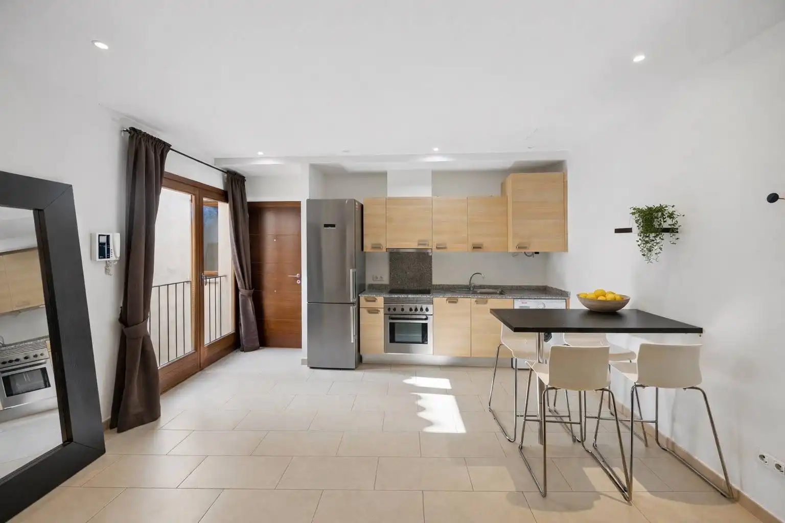 Kitchen of Study for sale in  Palma de Mallorca  with Air Conditioner, Furnished and Balcony