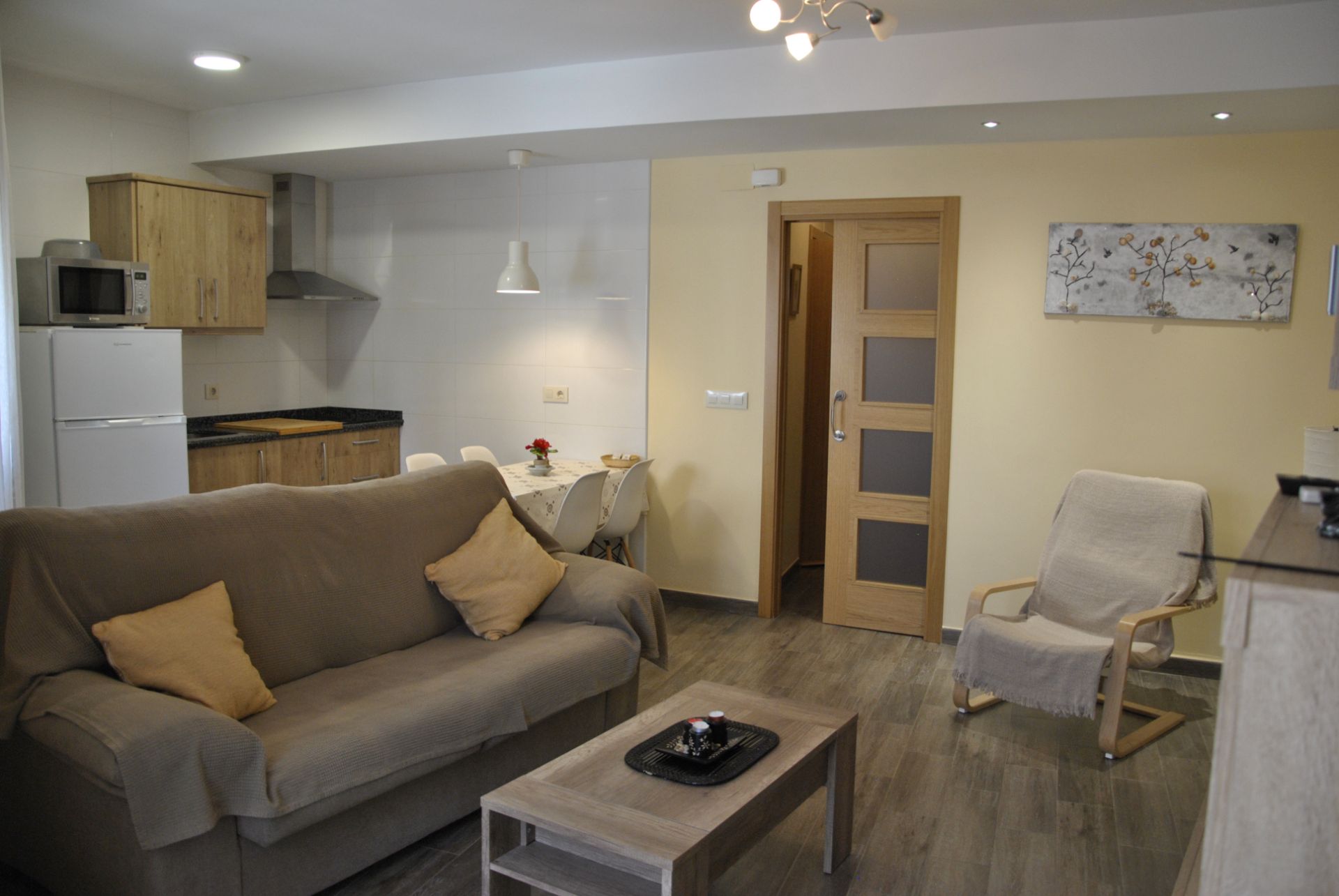 Living room of Flat to rent in Jerte  with Air Conditioner, Heating and Furnished