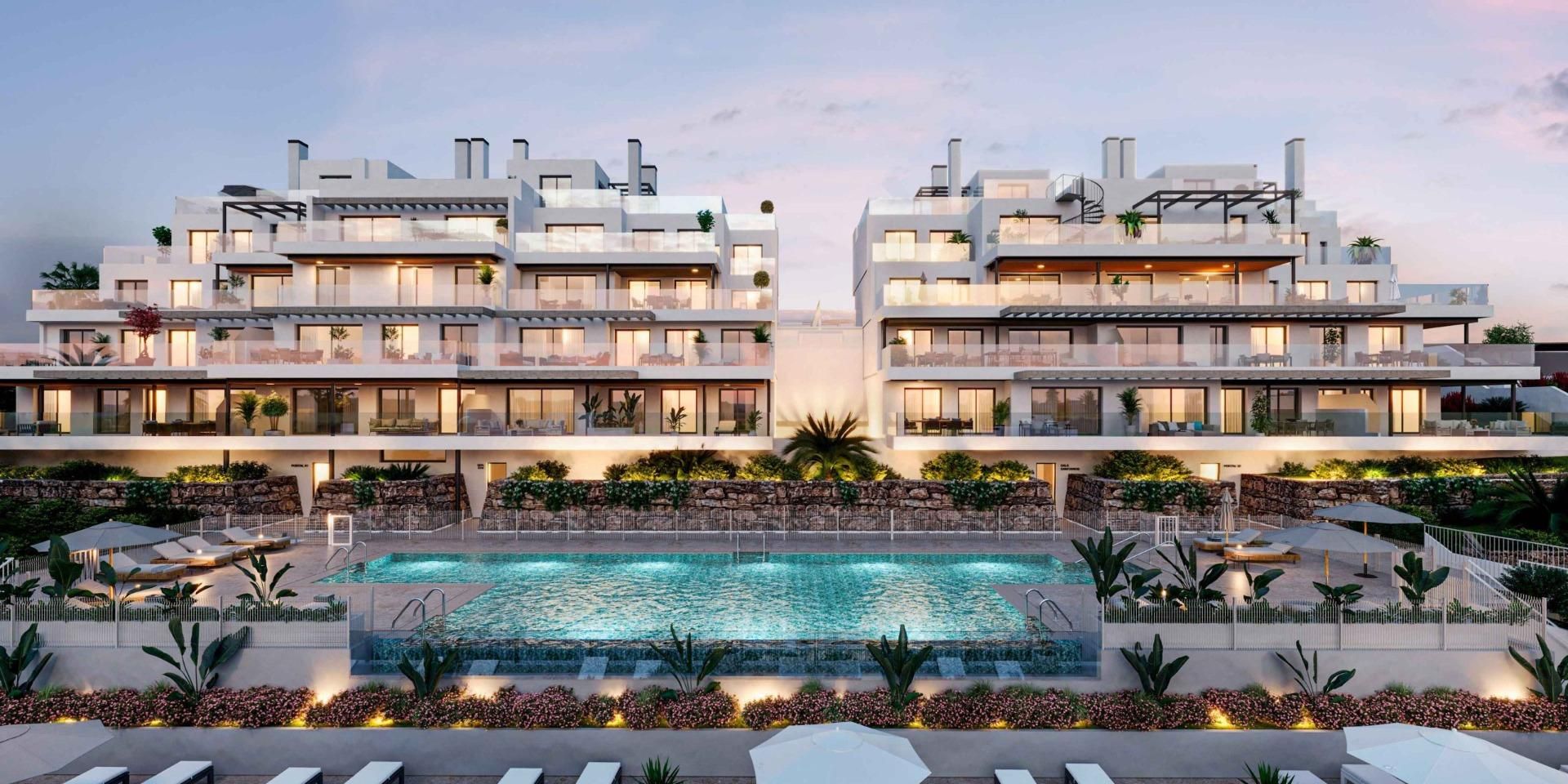 Exterior view of Apartment for sale in Estepona  with Terrace and Community pool