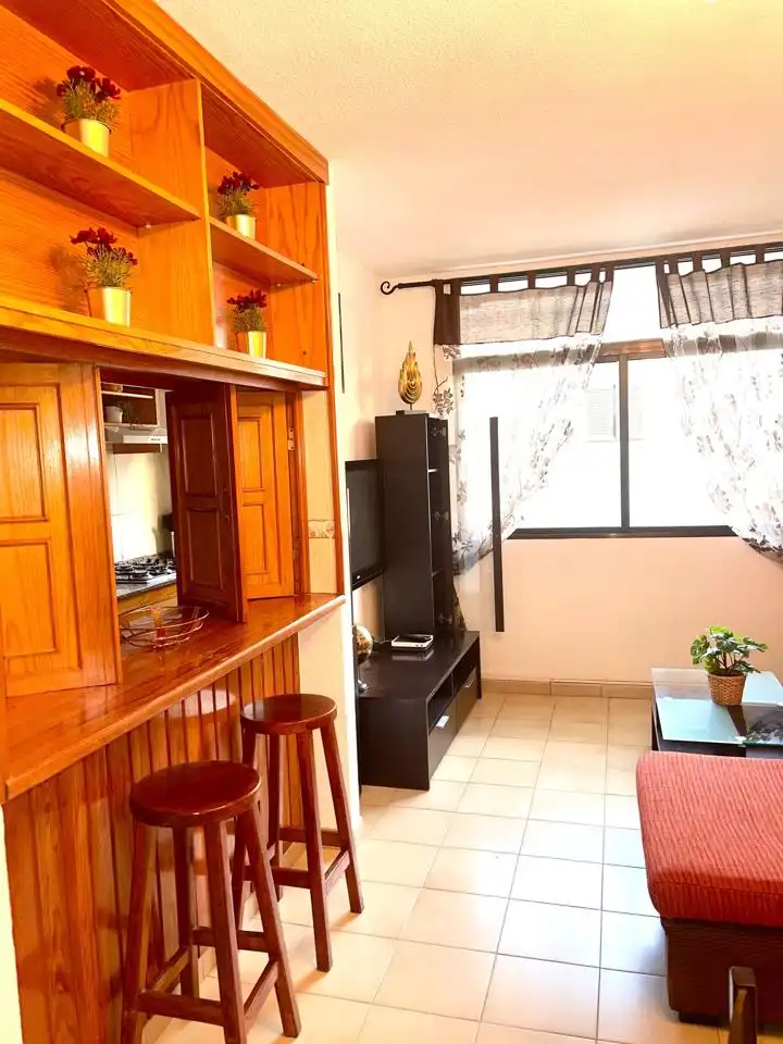 Sala de estar de Apartamento de alquiler en Granadilla de Abona con Amueblado
