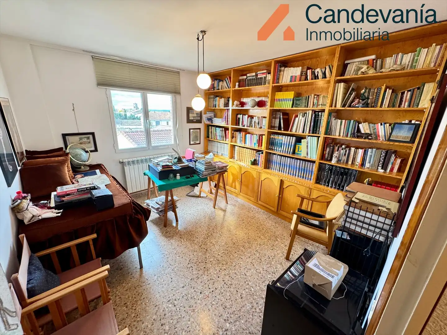 Sala de estar de Piso en venta en San Mateo de Gállego con Aire acondicionado, Calefacción y Balcón