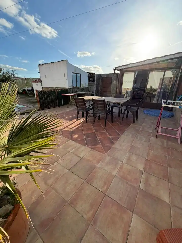 Terrace of Country homes for sale in Casar de Cáceres