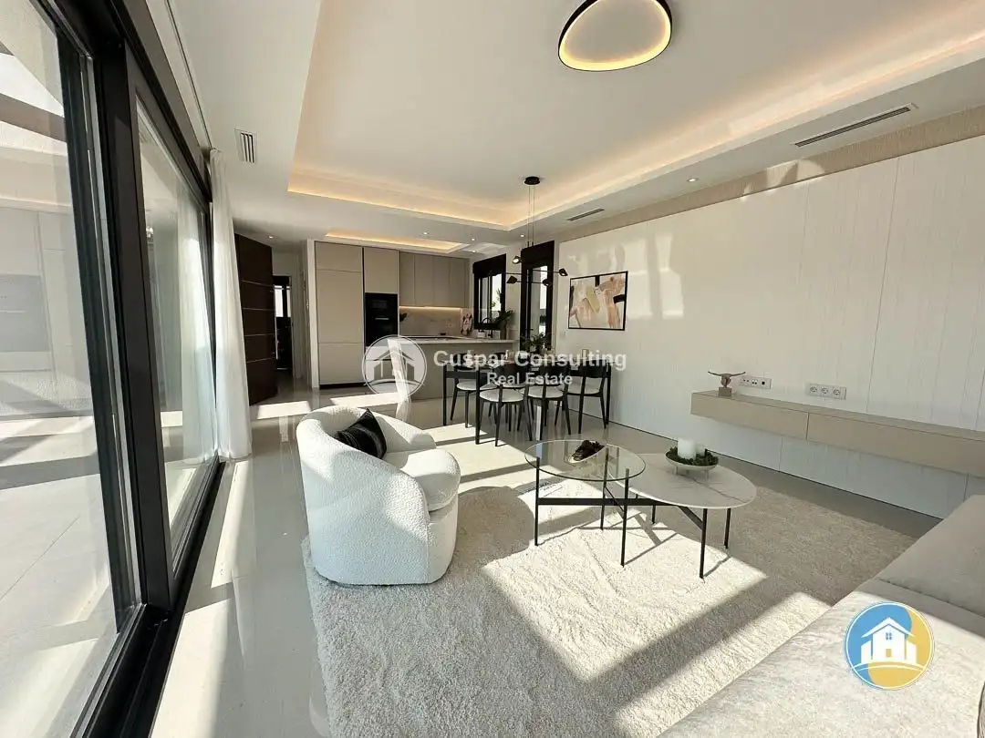 Sala de estar de Casa o chalet en venta en Rojales con Aire acondicionado, Calefacción y Jardín privado