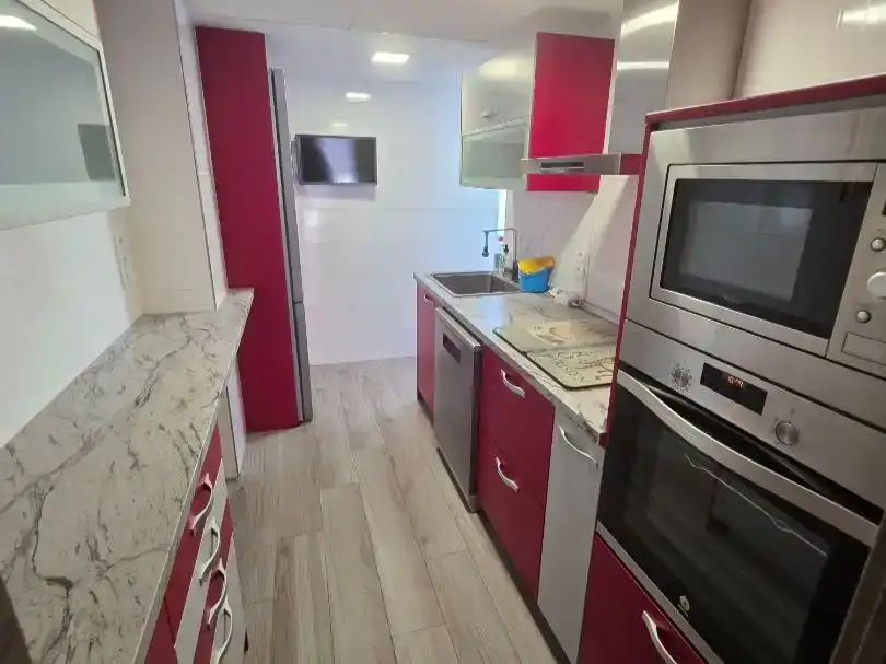Küche von Wohnung zur Miete in Gandia mit Klimaanlage, Schwimmbad und Möbliert