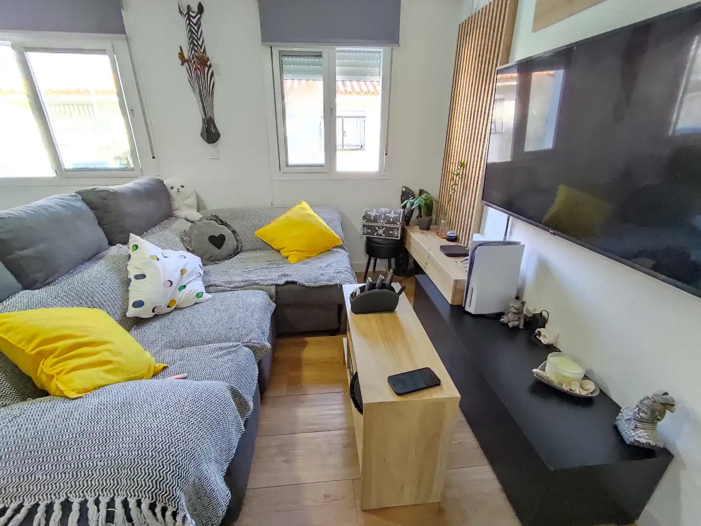 Sala de estar de Piso en venta en Torremolinos con Aire acondicionado, Amueblado y Horno