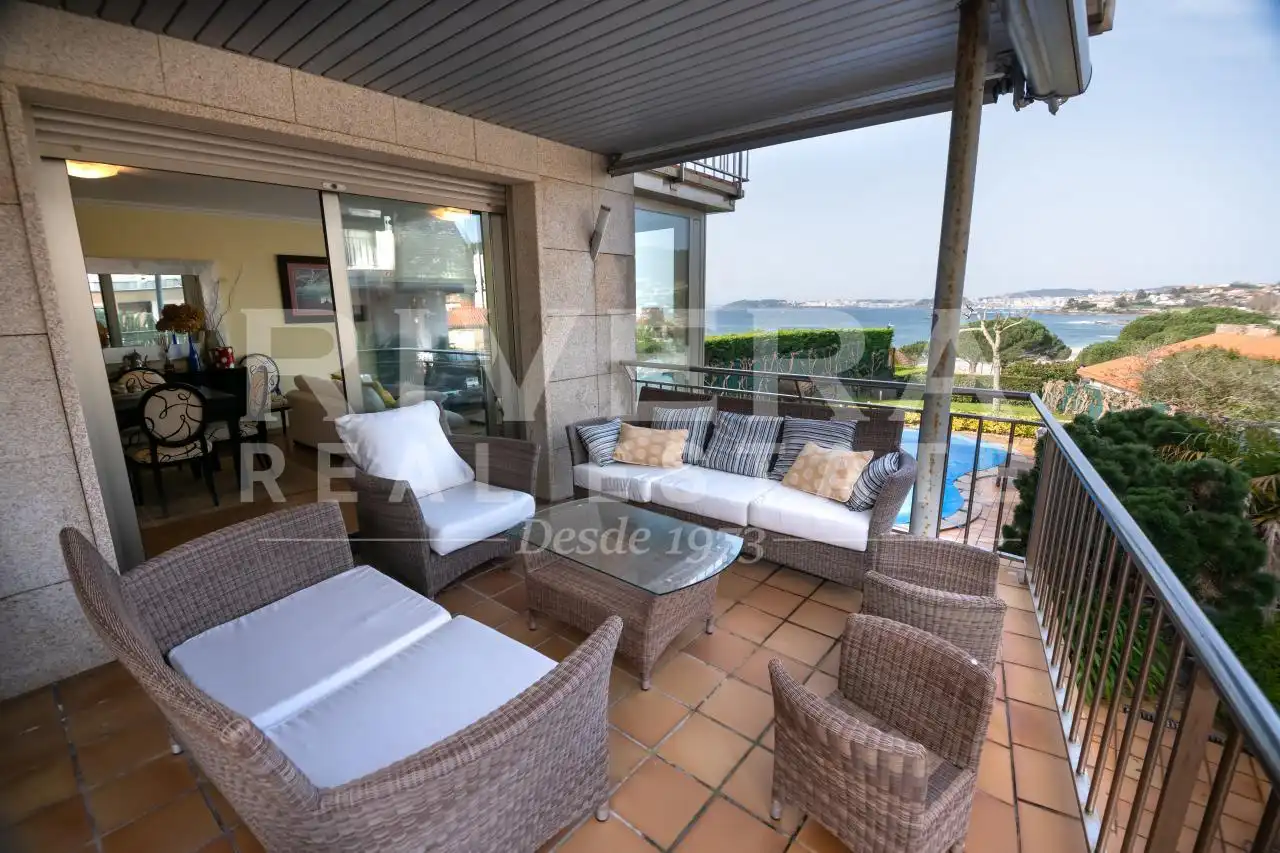 Terrace of Detached homes for sale in Sanxenxo  with Heating, Private garden and Terrace