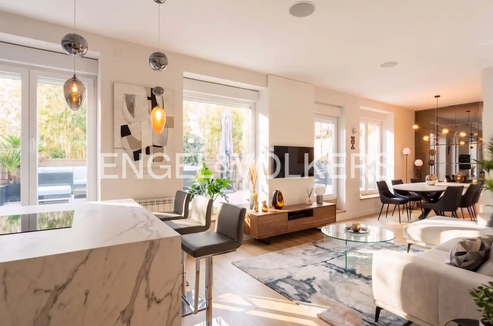 Sala d'estar de Àtic en venda en Madrid amb Aire condicionat, Calefacció i Terrassa