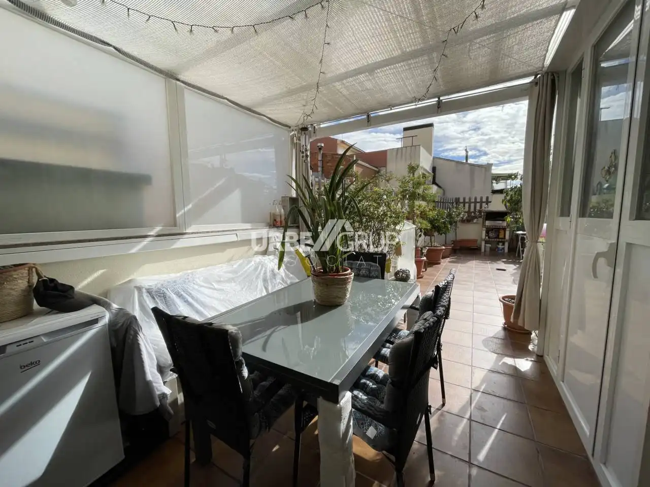 Terrasse von Wohnung zum Verkauf in Terrassa mit Klimaanlage, Heizung und Privatgarten