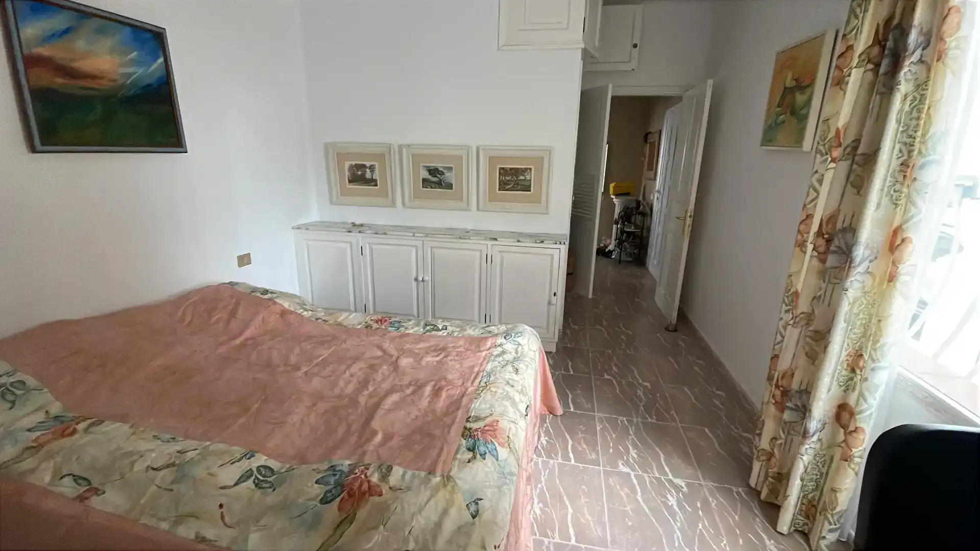 Dormitori de Casa o xalet de lloguer en San Bartolomé amb Jardí privat i Moblat