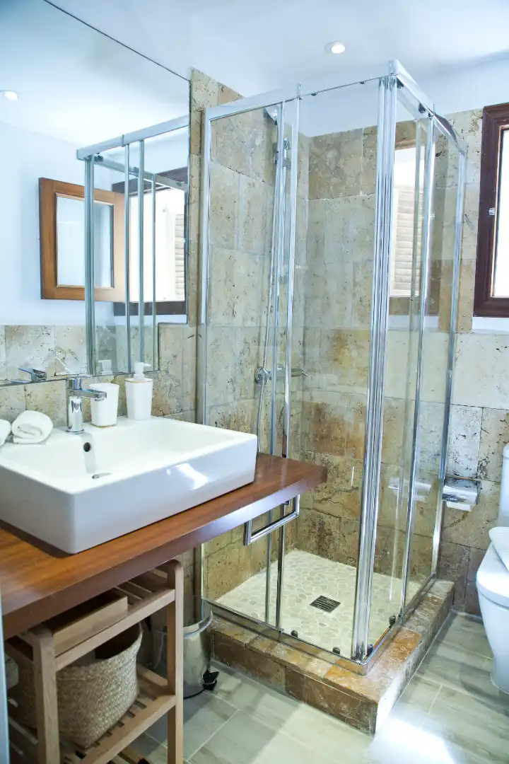 Baño de Casa adosada en venta en  Palma de Mallorca con Aire acondicionado, Calefacción y Jardín privado