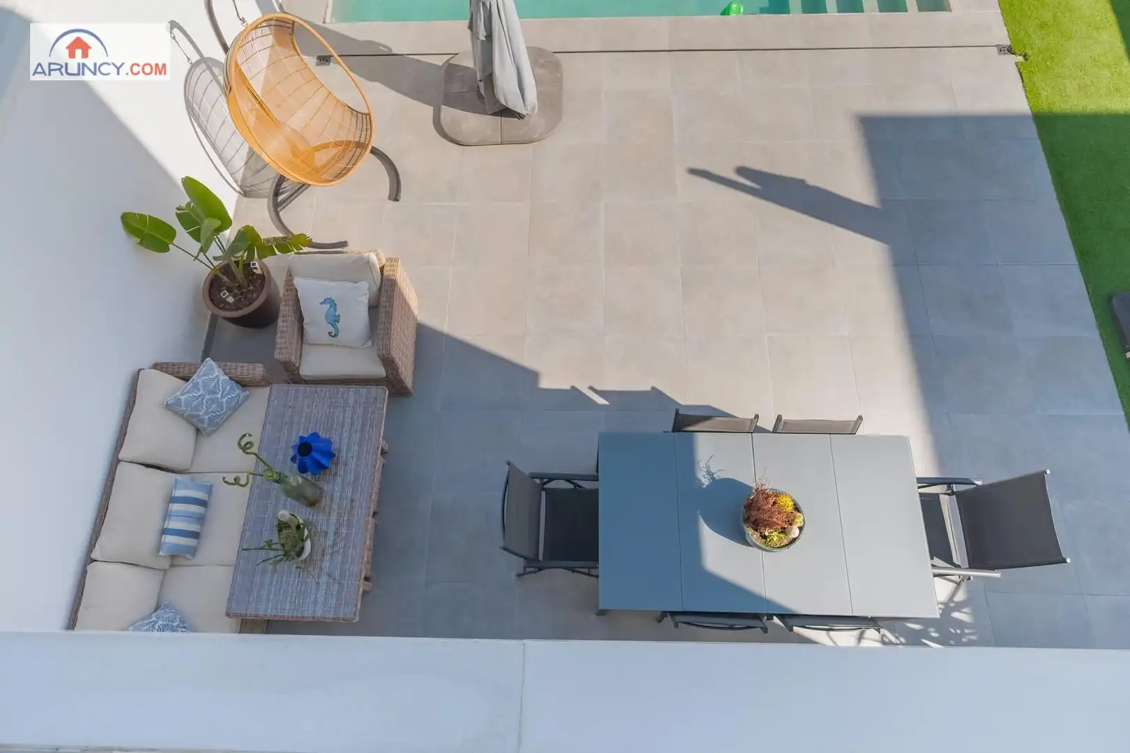 Terraza de Casa adosada en venta en Dos Hermanas con Aire acondicionado, Jardín privado y Terraza